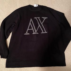 Men’s Black Armani Exchange sweater - size L